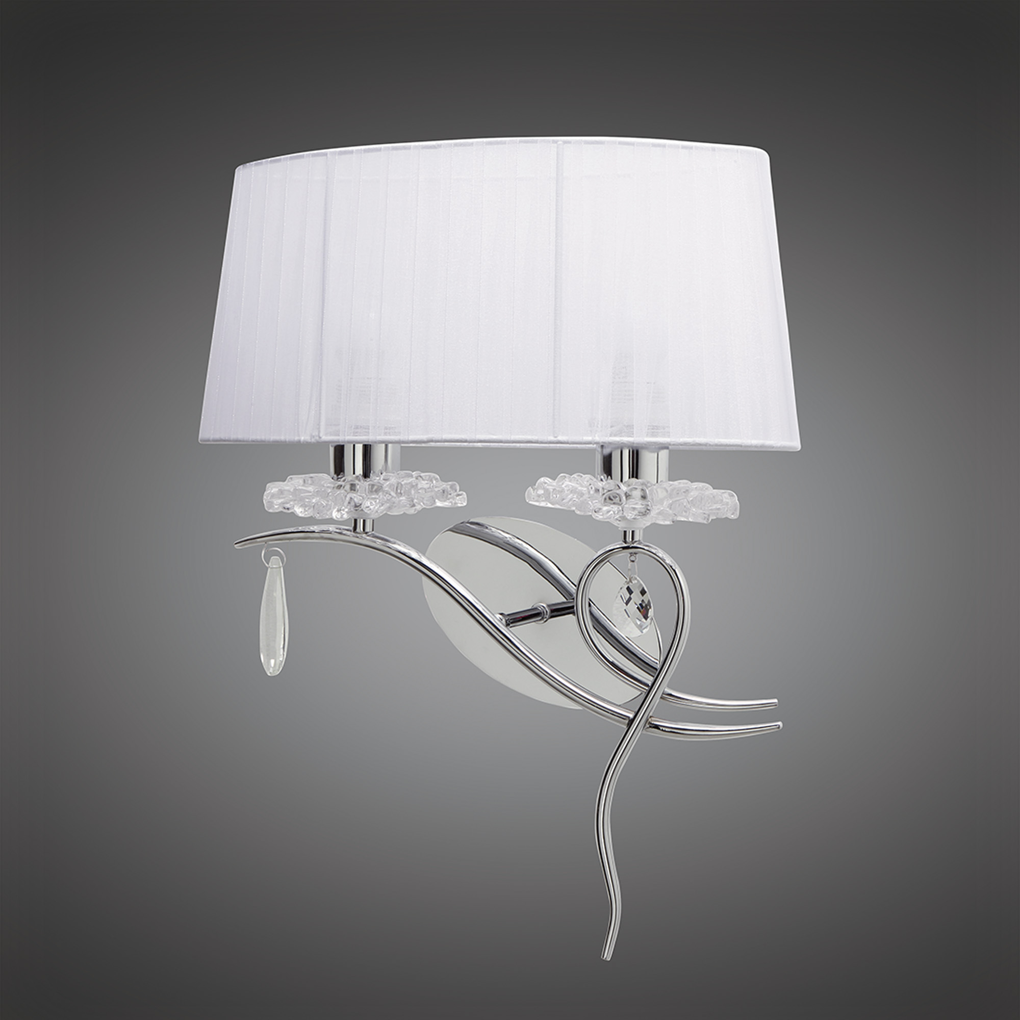 M5276/L  Louise Crystal Wall Lamp 2 Light